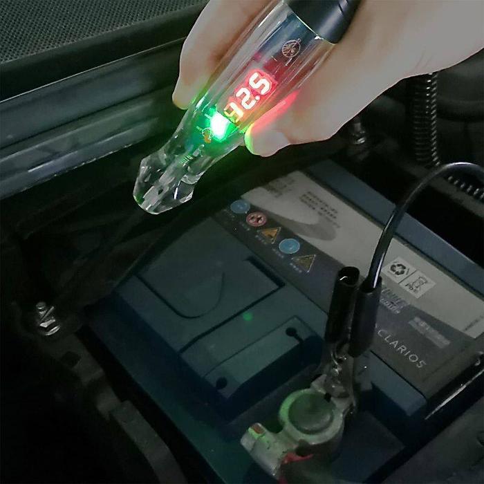 Tespen Digital Dc 3-48V Test Pen Listrik Digital Untuk Mobil Motor Tester Testpen Kelistrikan Listri