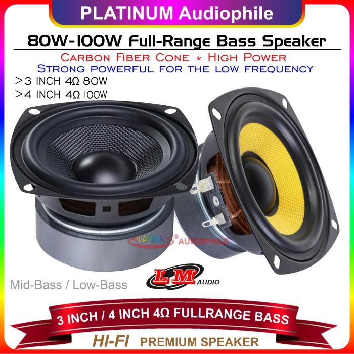 Speaker 3 Inch 4 Inch Fullrange Mid Bass Hifi Full range Mid Woofer - 3 inch Kuning