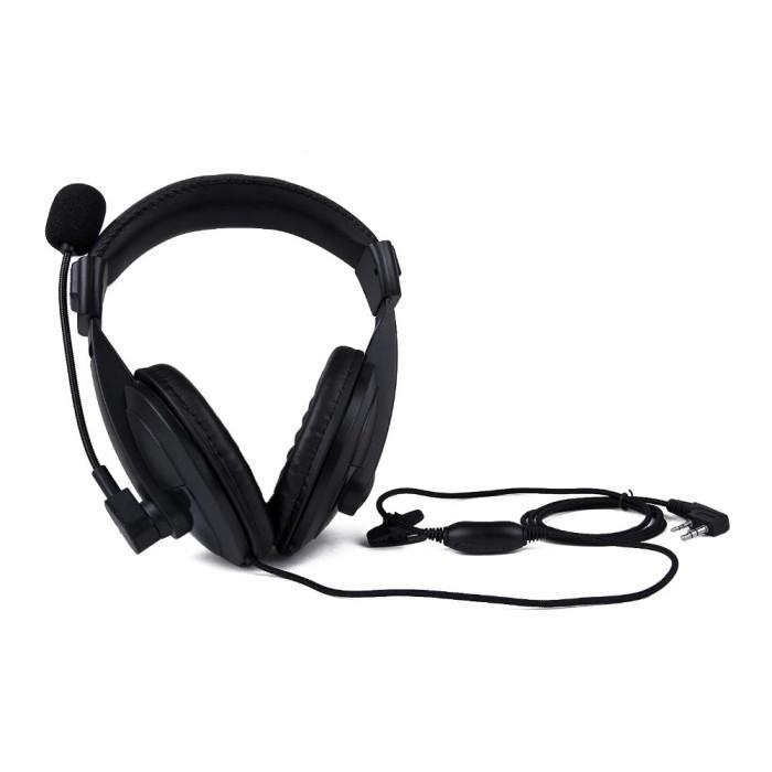 Headset Radio Heavy Duty HT Icom V80 V86 Alinco W10 W58 CRX5 dll PTT