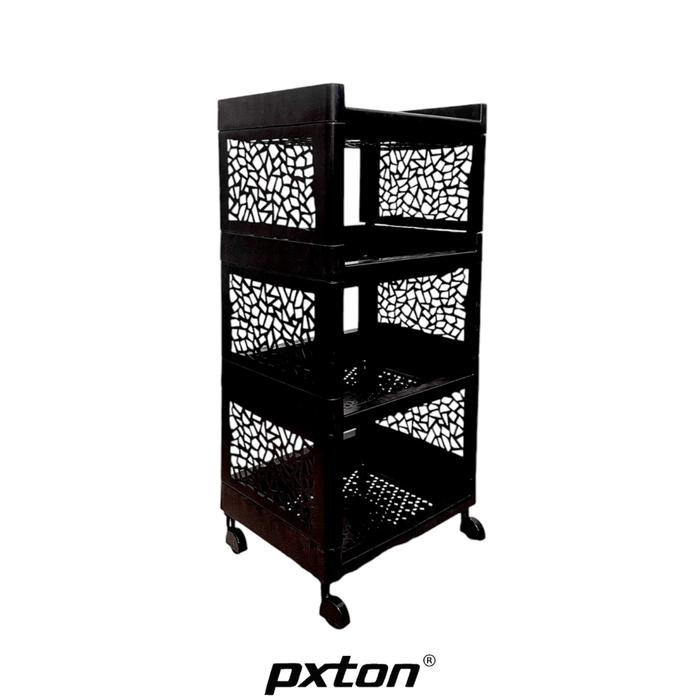 Rak Yoyo Pxton Serbaguna / Lemari plastik / Lemari pakaian / rak yoyo 4 susun / rak sepatu / Storage