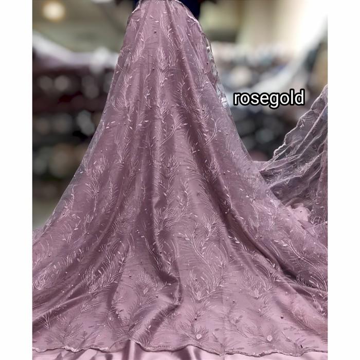OBRAL. KAIN TILE MUTIARA IMPORT GLITER. L BROKAT BRUKAT KEBAYA