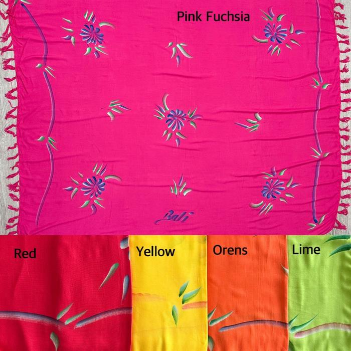 ASLI KAIN Besut Lukis Bali|Sarung Pantai Halus Bali Premium READY STOCK