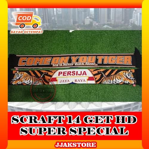 ORIGINAL Syal Syal Jakmania Syal Rajut Scraft Scarf Jakarta 14 Get HD Super Spesial Jakartans Jakman