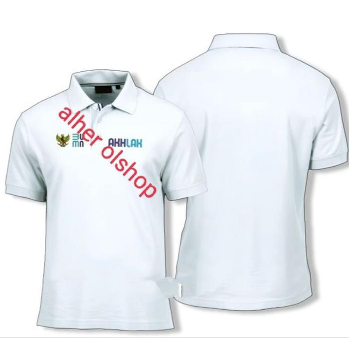 kaos BUMN akhlak baju BUMN akhlak seragam BUMN akhlak baju kerja BUMN akhlak seragam kerja BUMN akhl