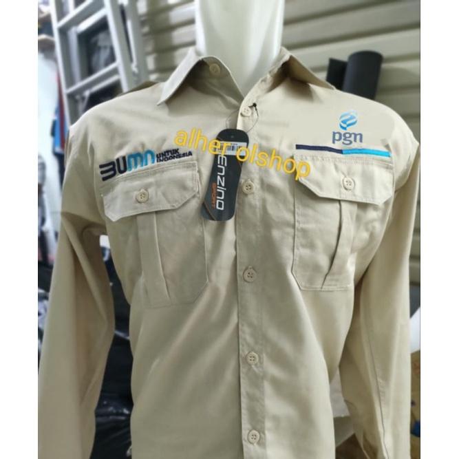 big size kemeja PGN baju PGN Seragam PGN Pdh PGN baju kerja PGN kemeja kerja PGN kemeja perusahaan g