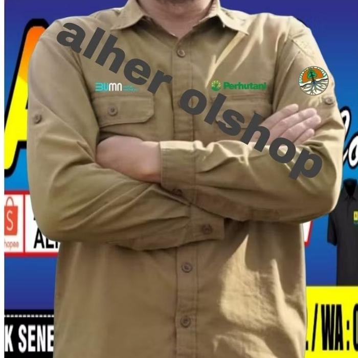 Kemeja perhutani baju perhutani seragam perhutani Pdh perhutani kemeja kerja perhutani baju kerja pe