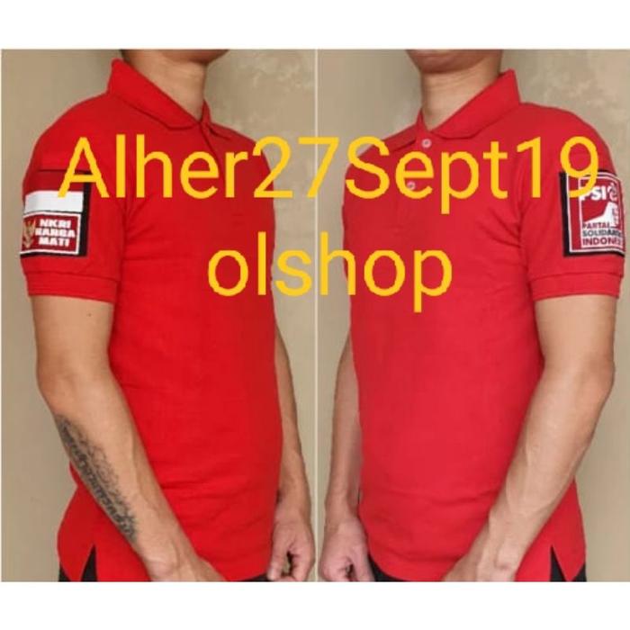 Kaos partai PSI baju partai PSI kaos kerah partai PSI kaos polo partai PSI kaos PSI baju PSI kaos ke