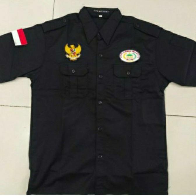 Kemeja FORKABI hitam kemeja forum anak Betawi Baju fORKABI