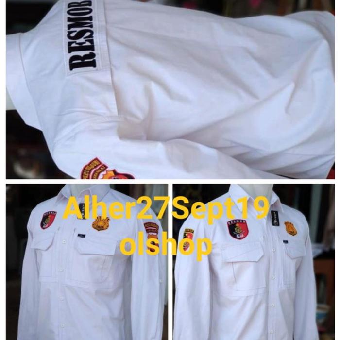 kemeja tactical Resmob baju tactical Resmob lengan panjang kemeja tactical Bareskrim baju tactical B