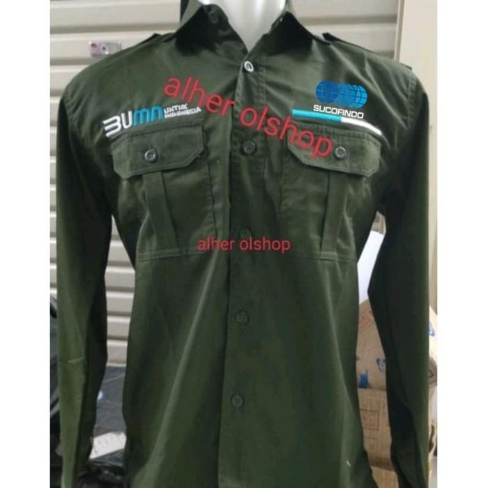 kemeja Sucofindo BUMN baju Sucofindo BUMN seragam Sucofindo BUMN Pdh Sucofindo BUMN baju kerja Sucof
