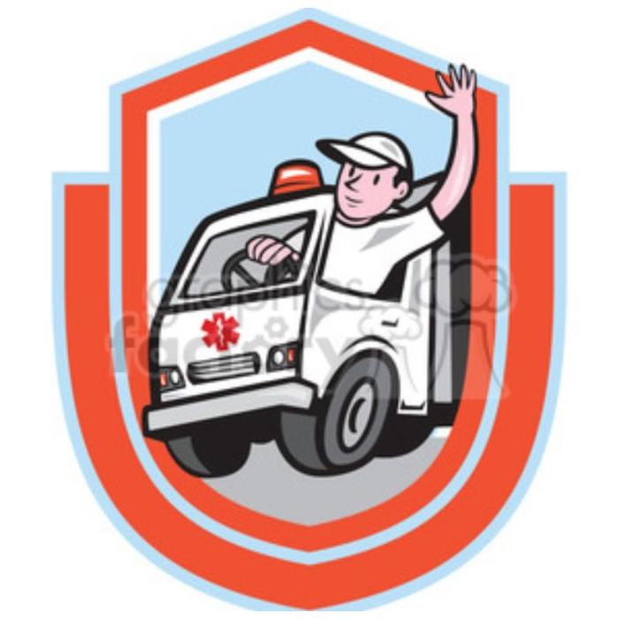 logo driver ambulance logo bordir driver ambulance