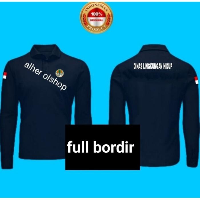 kaos Dinas lingkungan hidup baju dinas lingkungan seragam dinas lingkungan hidup polo shirt dinas li