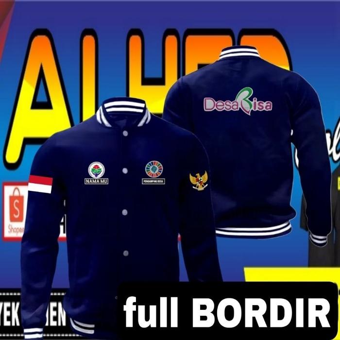 jaket bordir kemendesa jaket kemendesa jaket KEMENTERIAN DESA jaket pendamping desa jaket sdgs desa 