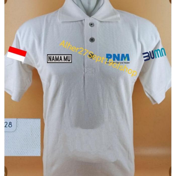 Kaos PNM mekaar baju PNM mekaar seragam PNM mekaar kaos polo PNM mekaar kaos kerah PNM mekaar kaos k