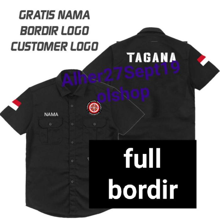 Kemeja Tagana baju Tagana seragam Tagana baju kerja Tagana pakaian dinas Tagana