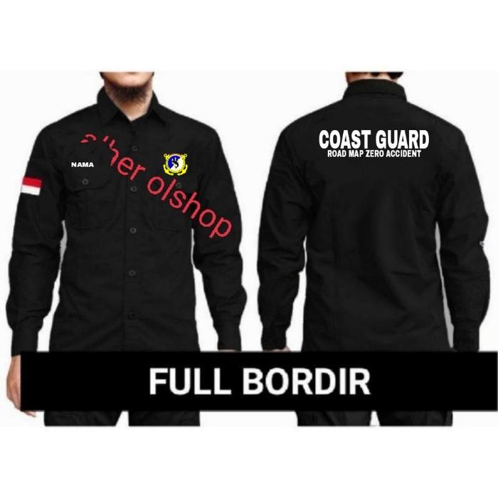 Kemeja coast guard baju coast guard seragam coast guard Pdh coast guard kemeja kerja coast guard baj