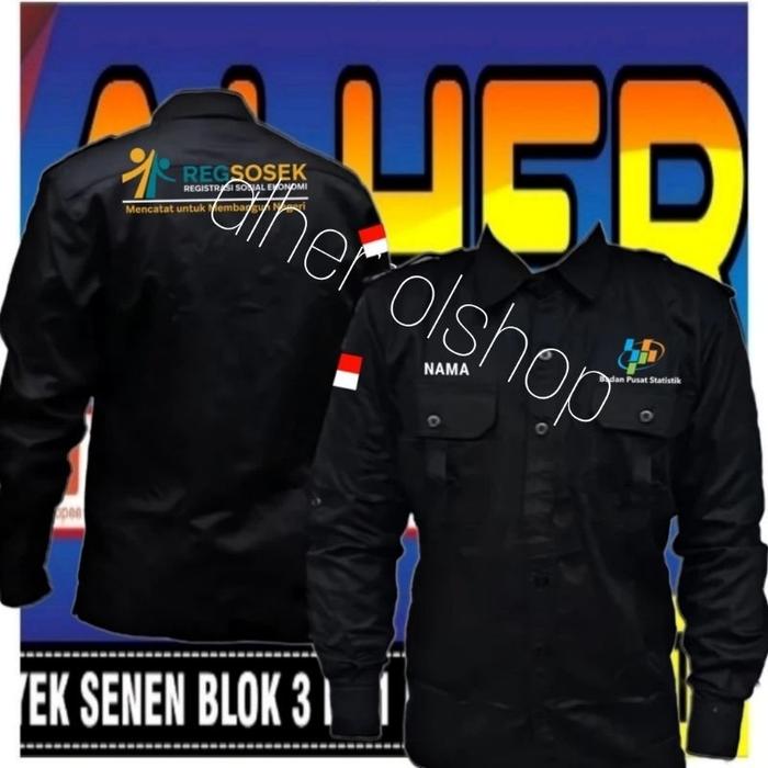 kemeja BPS baju BPS seragam bps pdh BPS baju kerja BPS pdl BPS kemeja regsosek baju regsosek seragam