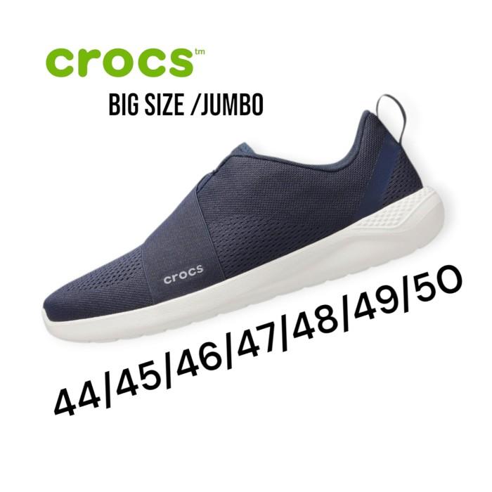 sepatu Crocs big size jumbo ukuran 44-50 sepatu jumbo pria slip on