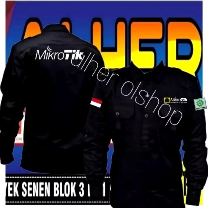 kemeja mikrotik network engineer baju mikrotik network engineer seragam mikrotik network engineer Pd
