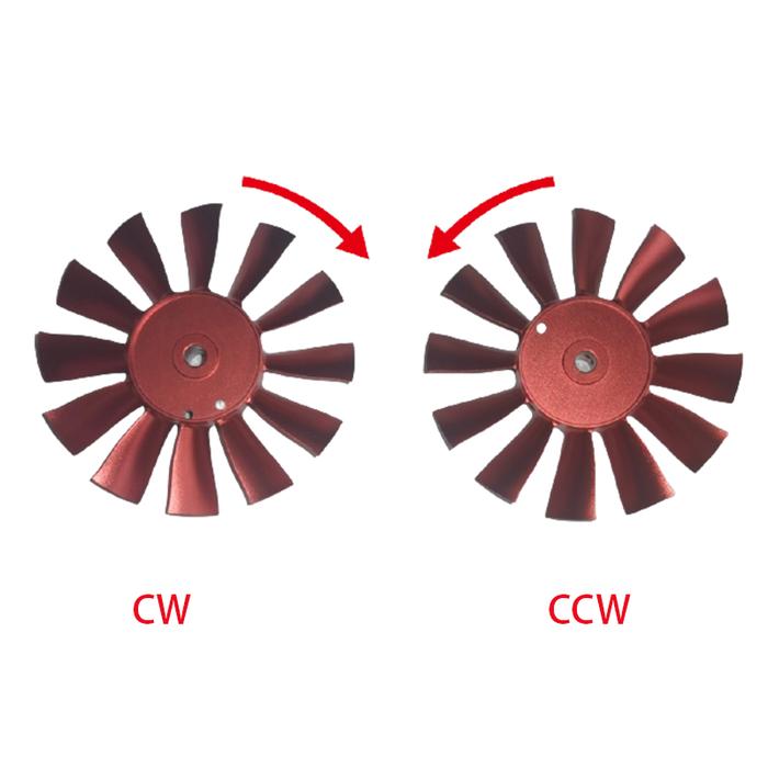 Motor 5060 4260 4250 with 6S 12S 14S JP 90mm 105mm 120mm EDF Ducted Fan 12 Blades  All Set  RC Air P