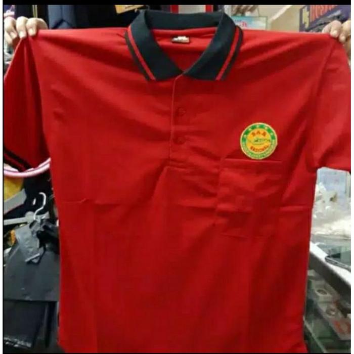 kaos SAR merah kaos Tim SAR kaos Basarnas lengan pendek