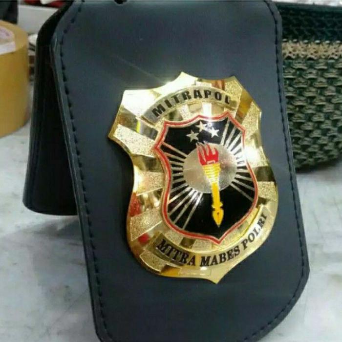 kalung lencana KTA mitarapol gantungan ID card mitra mabes polri kalung pengenal mitrapol lencana mi