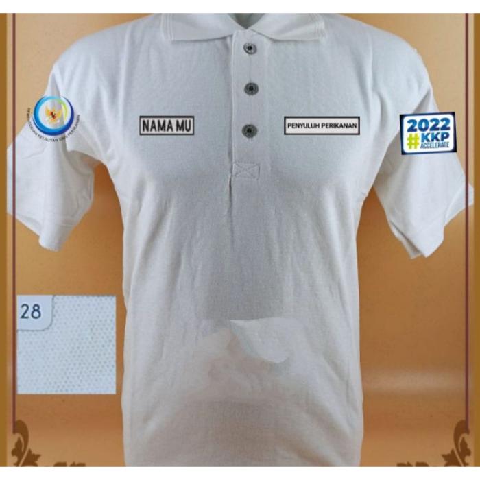 Kaos KKP baju KKP seragam KKP polo shirt KKP kaos kerah KKP kaos penyuluh perikanan baju penyuluh pe
