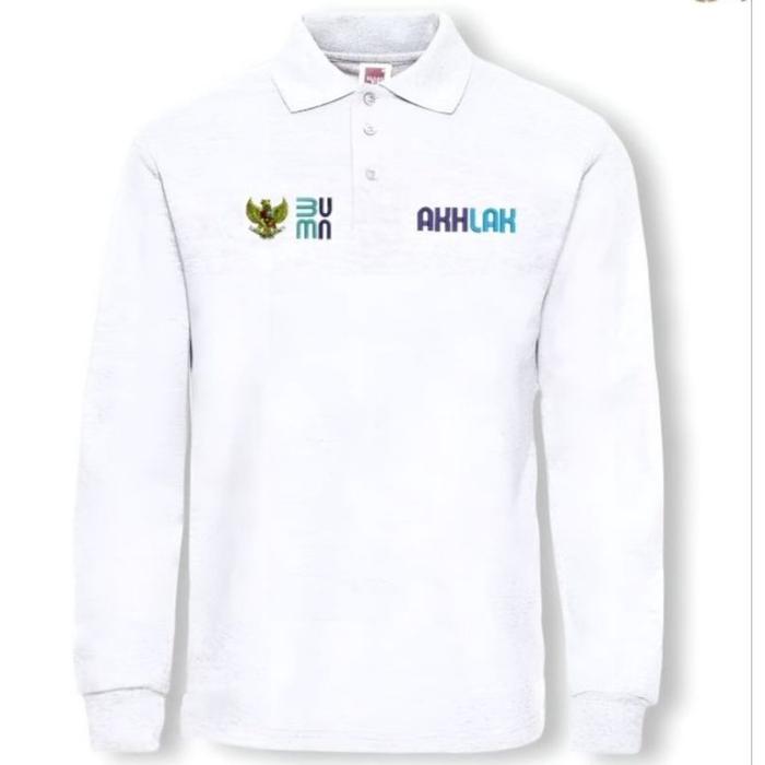 kaos BUMN akhlak baju BUMN akhlak seragam BUMN akhlak kaos kerja BUMN akhlak baju kerja BUMN akhlak