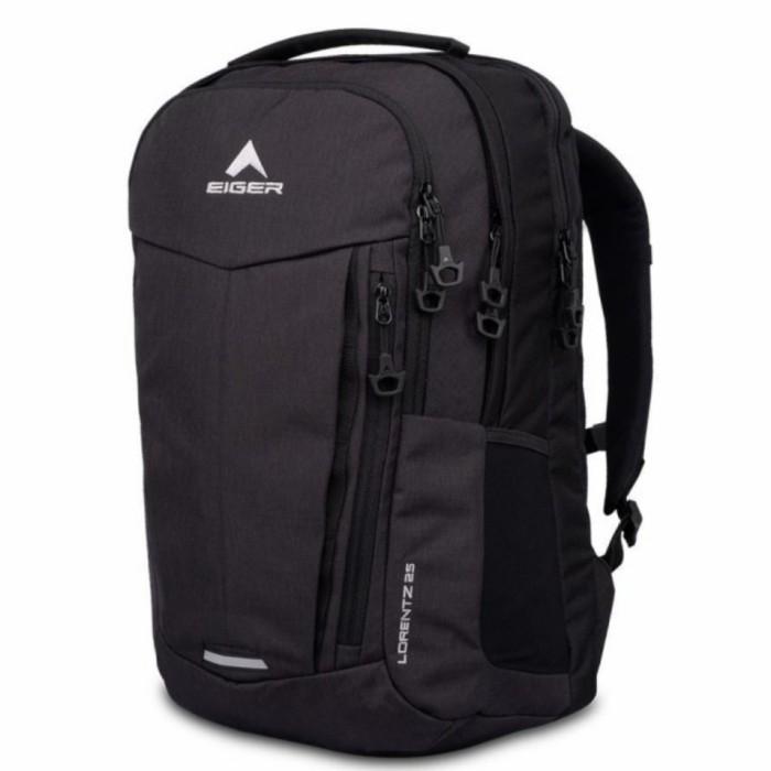 Tas Ransel Eiger Lorentz 25L 15" Laptop Backpack Black (Best Quality)