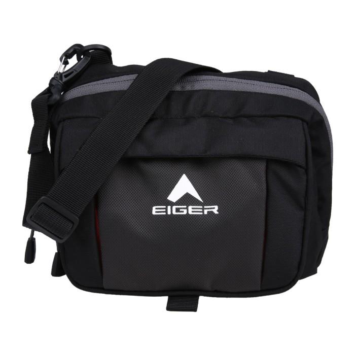 Tas Selempang Eiger 7310 Black Scoria Waist Bag 1.5L (Best Quality)