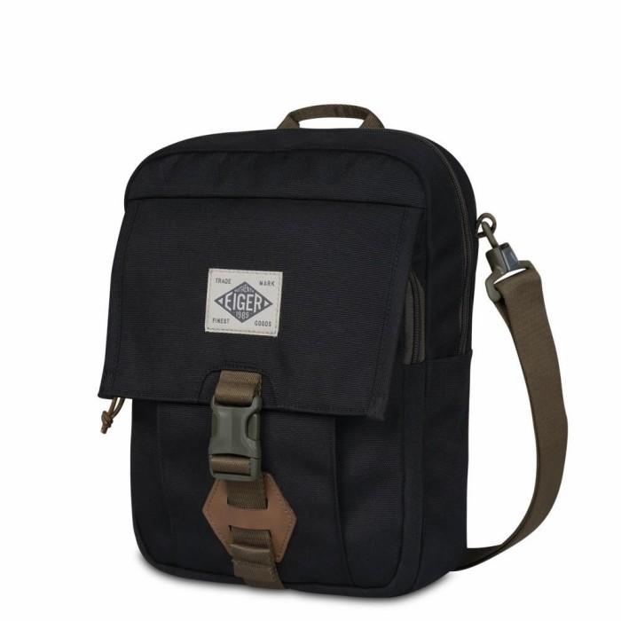 Tas Selempang Besar Eiger Sender 10 2A Black Original Murah (Best Quality)