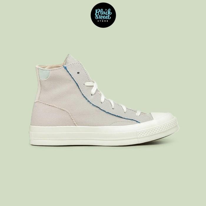 Sepatu Sneakers Converse Chuck 70 Hi Tri-Panel Reveal Light Silver (Best Quality)