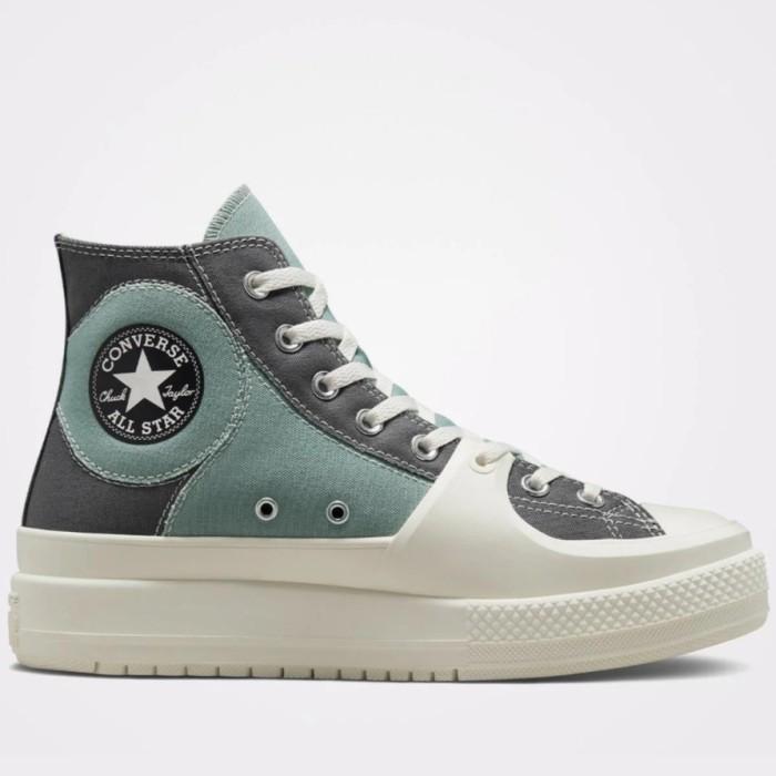 Sepatu Sneakers Pria Converse Ct As Construct Hi Tidepool Grey A03472C (Best Quality)