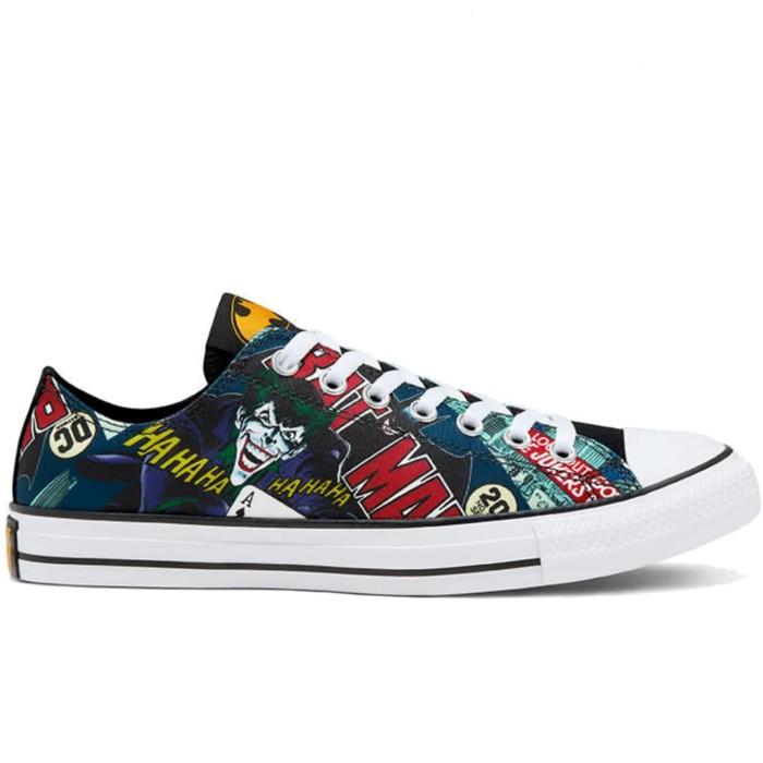 Sepatu Sneakers Converse Ctas Ox X Batman White Multi Original 167305C (Best Quality)