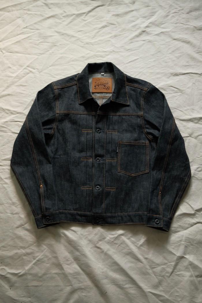 Adelaide Denim 13oz Kuroki Japan Type-I T Back Jacket Non-Selvedge