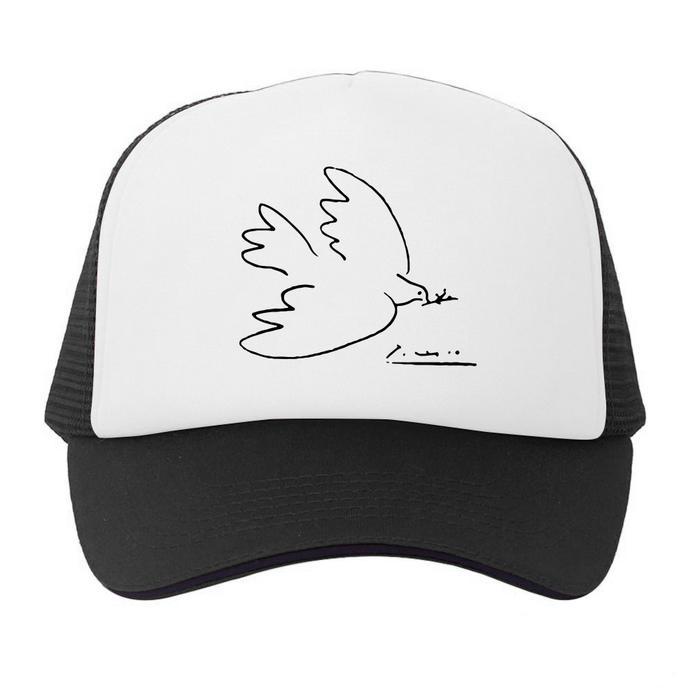 Topi Trucker Pablo Picasso The dove of peace Uni