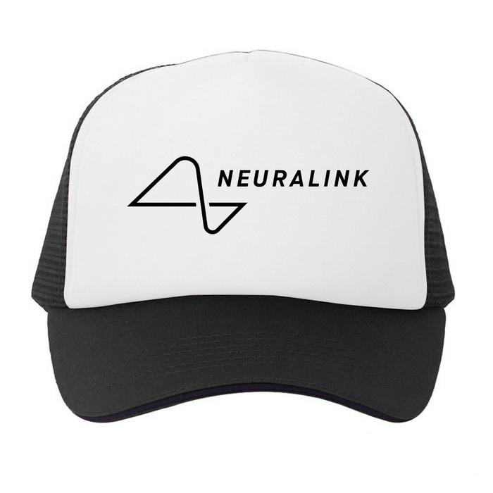 Topi Trucker Neuralink Logo Elon Musk