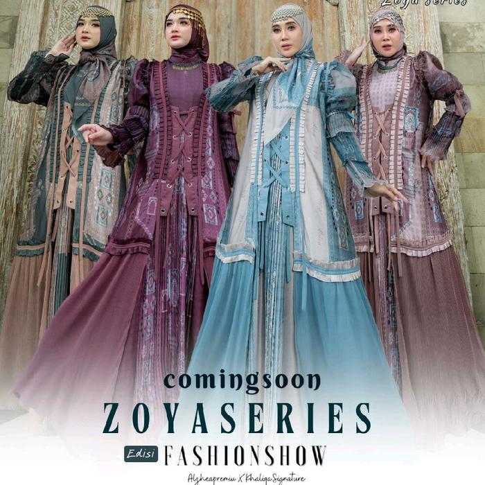 GAMIS ZOYA SERIES ALZHEA SET OUTER MUSLIM