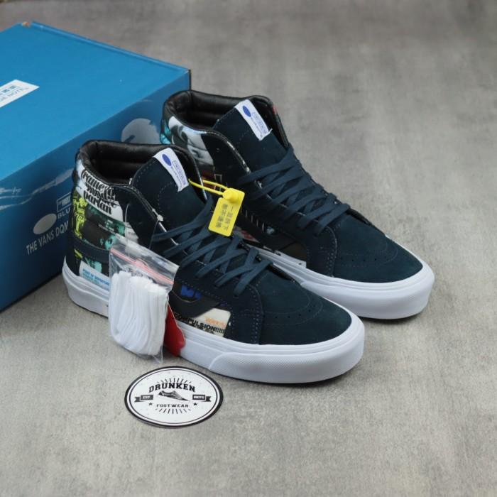 Sepatu Vans Sk8 Blue Note Colour Vinyl (Best Quality)