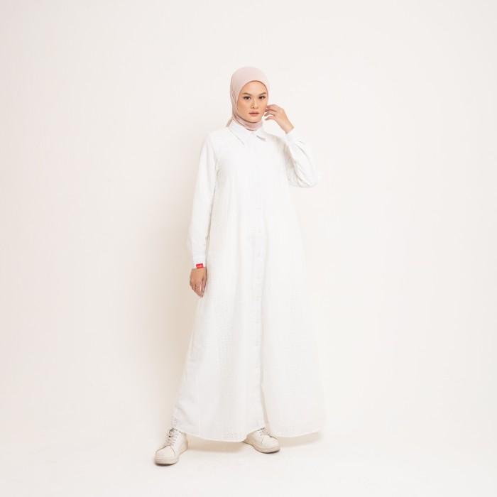 Dress wanita dewasa dauky l dress lace cotton gamis terbaru original