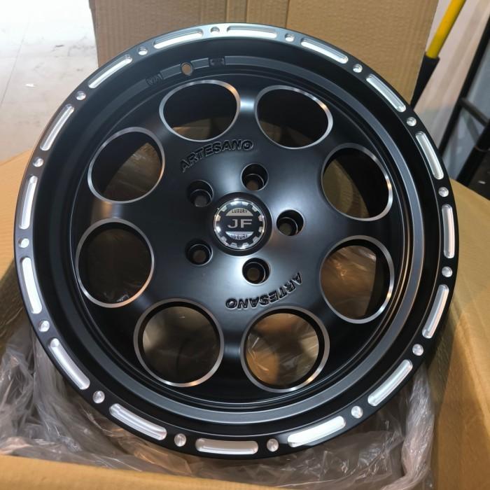 4 buah velg ARTESANO Offroad Series 879 17x7.5 5H 114.3 et+34 Ring 17 R17 Lebar 7,5 inci lobang 5 Mo