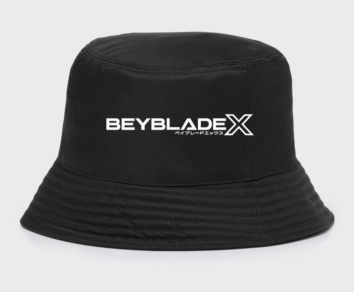 Topi Bucket Beyblade X Logo Anime