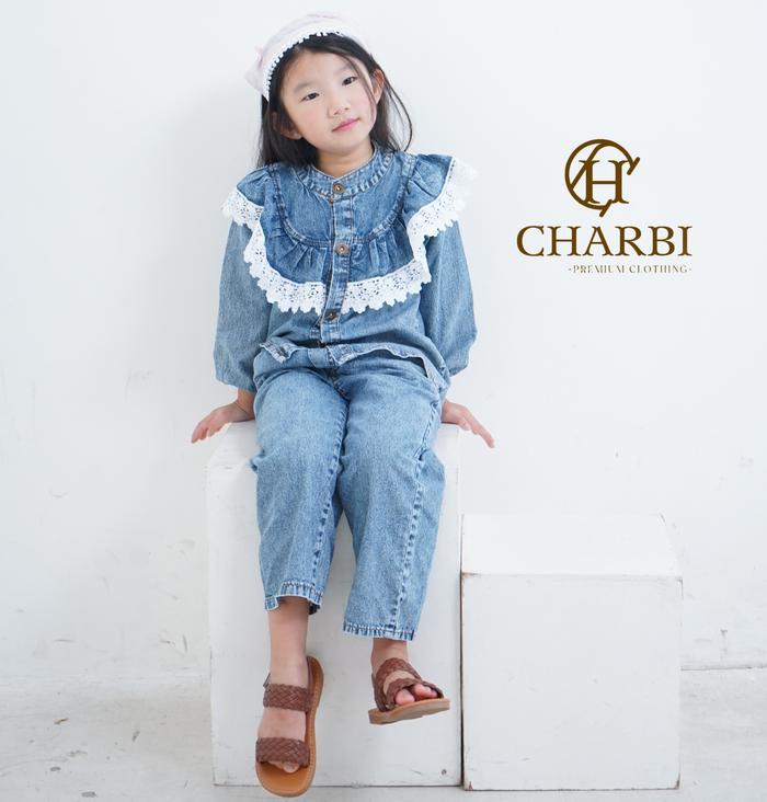 Set Tania Jeans With Lace Anak Anak - Charbi