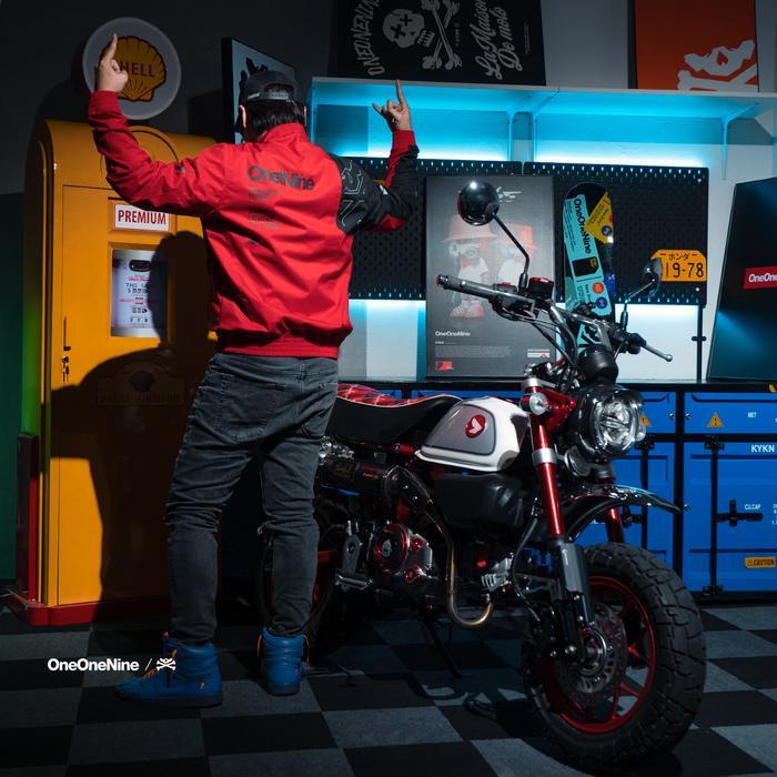 Oneonenine Ksr Jaket Monored Series - Jaket Sablon Motor Sport