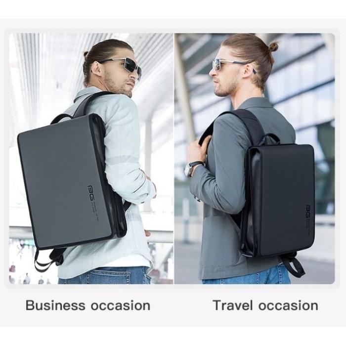 New' Tas Bange Bg7252 Bag Backpack Ransel Kantor Slim Tipis Laptop 14 Inch