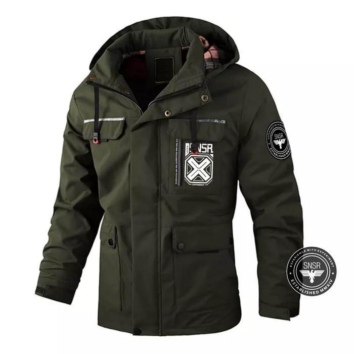 Jaket Pria Wanita Parka Original Sensor Katun Musim Dingin Semi Casual Blazer Distro Panjang Keren P