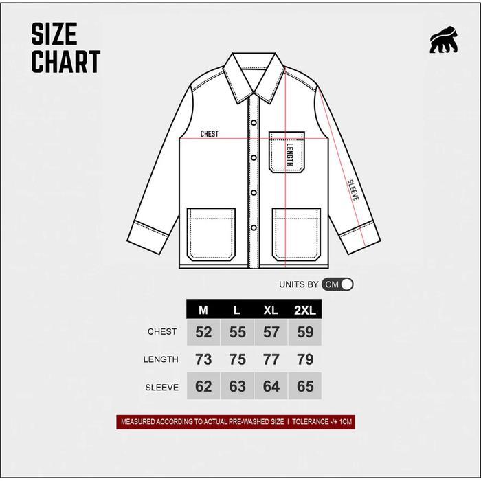 House Of Smith Tsm Jaket Denim Pria - York Chore Jacket 12 Oz - Jacket