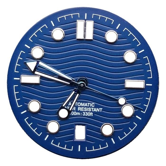 Aksesoris Jam Tangan 31.5mm NH35 Custom LOGO Watch Dial 6 o'clock Single Calendar Fit NH34 NH35A NH3