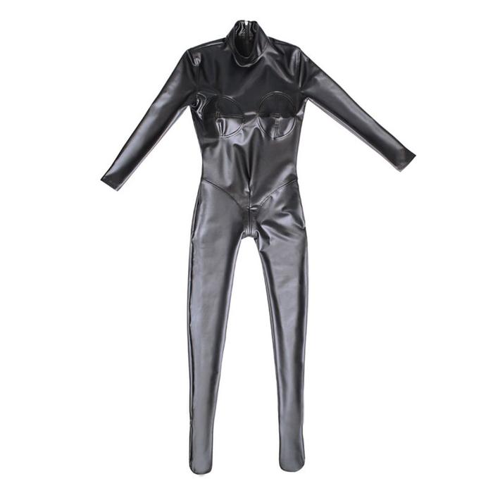 sexy women cosplay maid 3d full bodysuit bandage latex elasitc sexy tight oil gloosy bodycon pvc shi