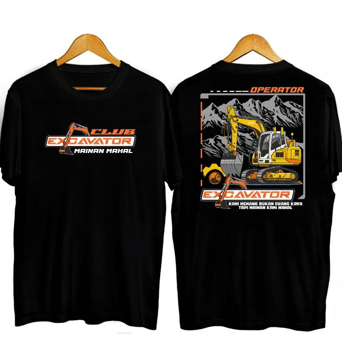 KAOS EXCAVATOR CLUB OPERATOR ALAT BERAT BIG SIZE JUMBO